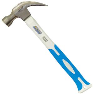 CLAW HAMMER + FIBREGLASS HANDLE 560G