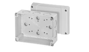 ENCLOS + KNOCKOUT 167X125X82 GREY IP65 ENCLOS + KNOCKOUT 167X125X82 GREY IP65