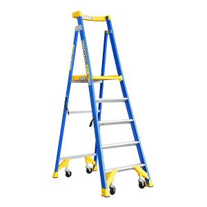 FIBREGLASS PLATFORM LADDER 1.5M 170KG FIBREGLASS PLATFORM LADDER 1.5M 170KG