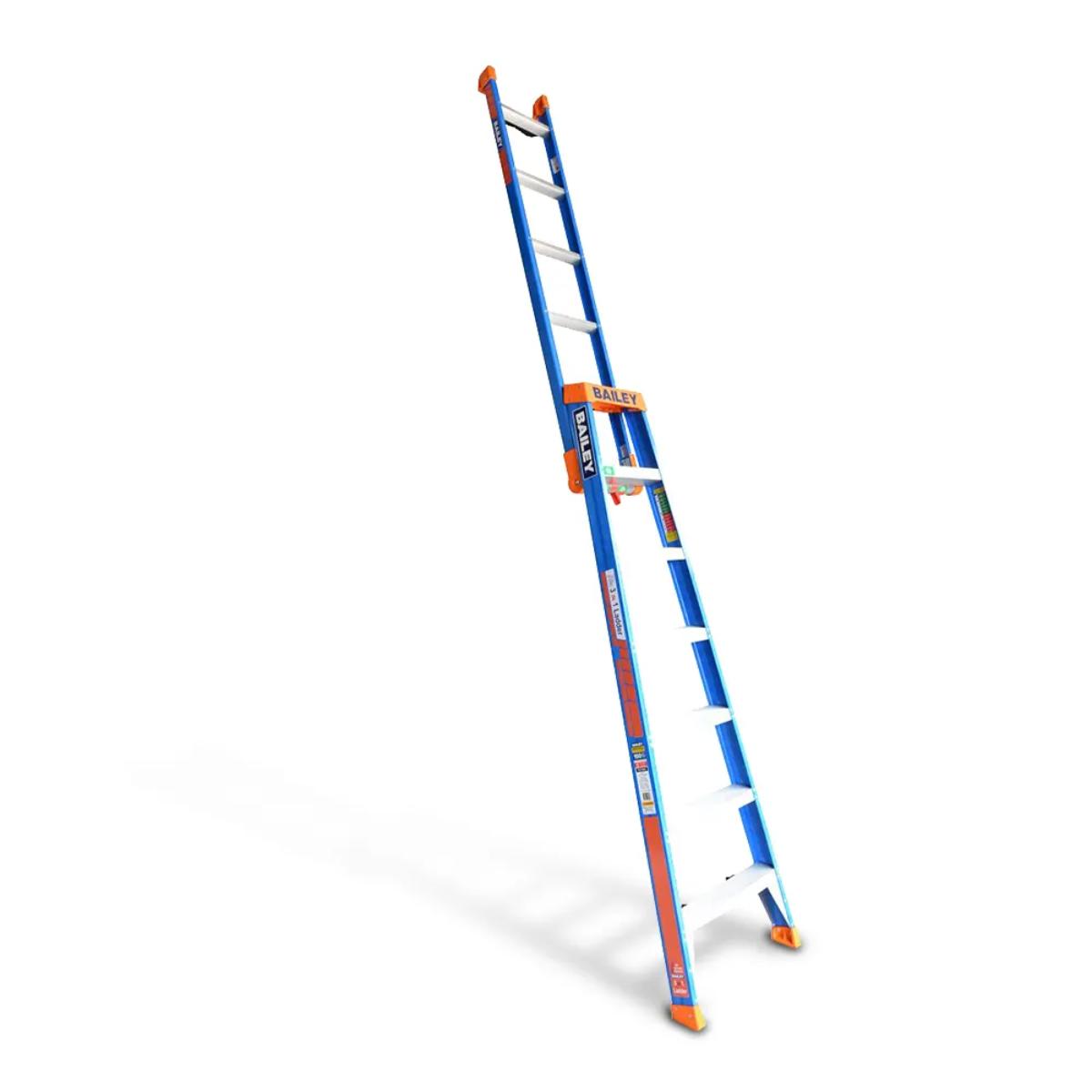 FIBREGLASS 3 IN 1 SLS LADDER 2.1M 150KG