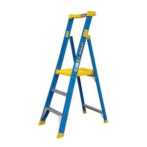 FIBREGLASS PLATFORM LADDER 0.9M 170KG FIBREGLASS PLATFORM LADDER 0.9M 170KG