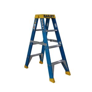 FIBREGLASS DBL SIDE STEP LADDER 1.2M