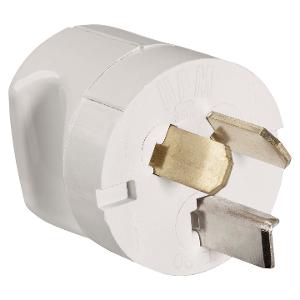 PLUG TOP 25A 250V 3P LRG GRIP WHITE PLUG TOP 25A 250V 3P LRG GRIP WHITE