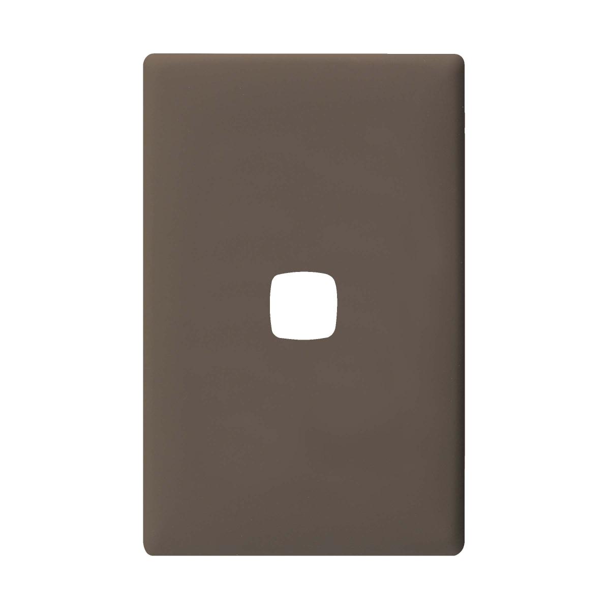 PLATE LINEA 1 GANG GRID & COVER WHITE