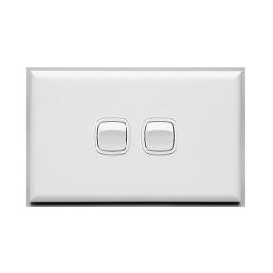 PLATE GRID & COVER XL 2 GANG MISTY GREY PLATE GRID & COVER XL 2 GANG MISTY GREY