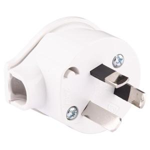 PLUG TOP 10A 250V 3P SIDE ENTRY H/D WHT