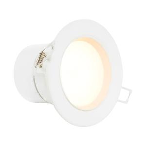 LED TILT D/LIGHT 7W 3000K 90MM C/O WHITE