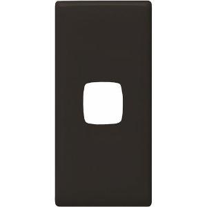LINEA 1 GANG ARCHITRAVE COVERPLATE BLACK LINEA 1 GANG ARCHITRAVE COVERPLATE BLACK
