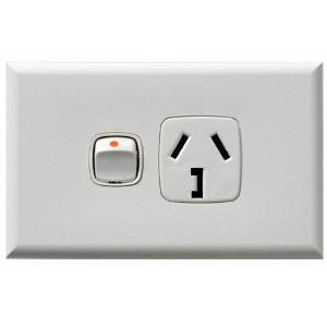 GPO XL SGL 25A 240VAC WHITE GPO XL SGL 25A 240VAC WHITE