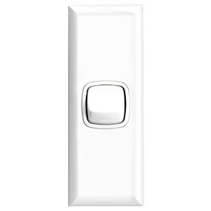 SWITCH XL 1G 10A ARCHITRAVE WHITE SWITCH XL 1G 10A ARCHITRAVE WHITE