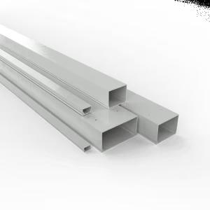 SOLID DUCT PVC 100X50MM 4MTR GREY SOLID DUCT PVC 100X50MM 4MTR GREY