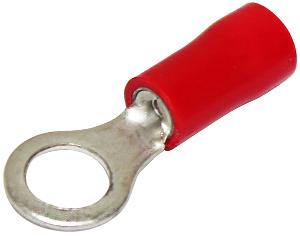 INSULAT RING TERM S/G RED M4 STUD 100PK