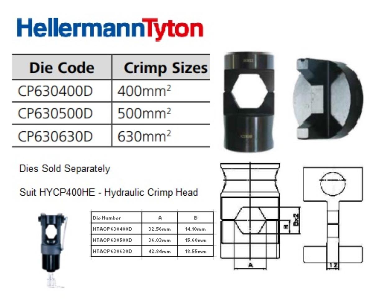 CU CRIMP DIE 630mm2