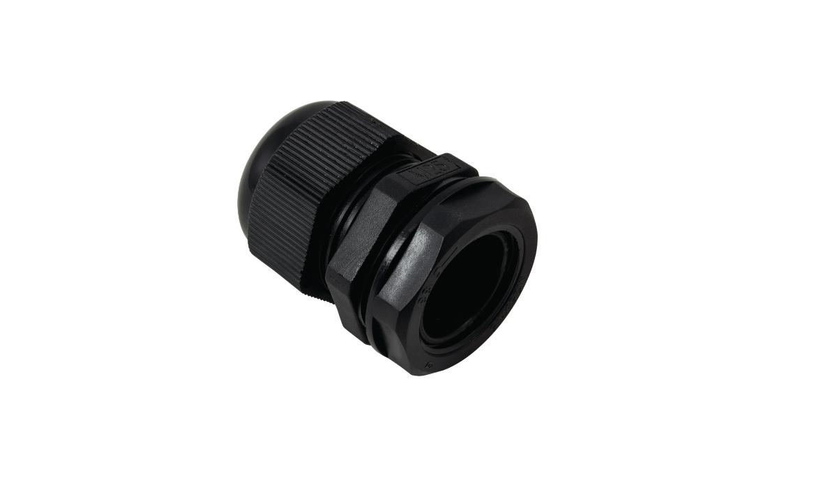 NYLON CABLE GLAND 20MM IP68 BLACK EACH