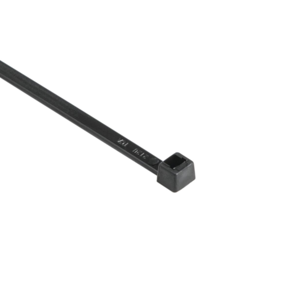 NYLON CABLE TIE 202X4.6MM BLACK 100PK