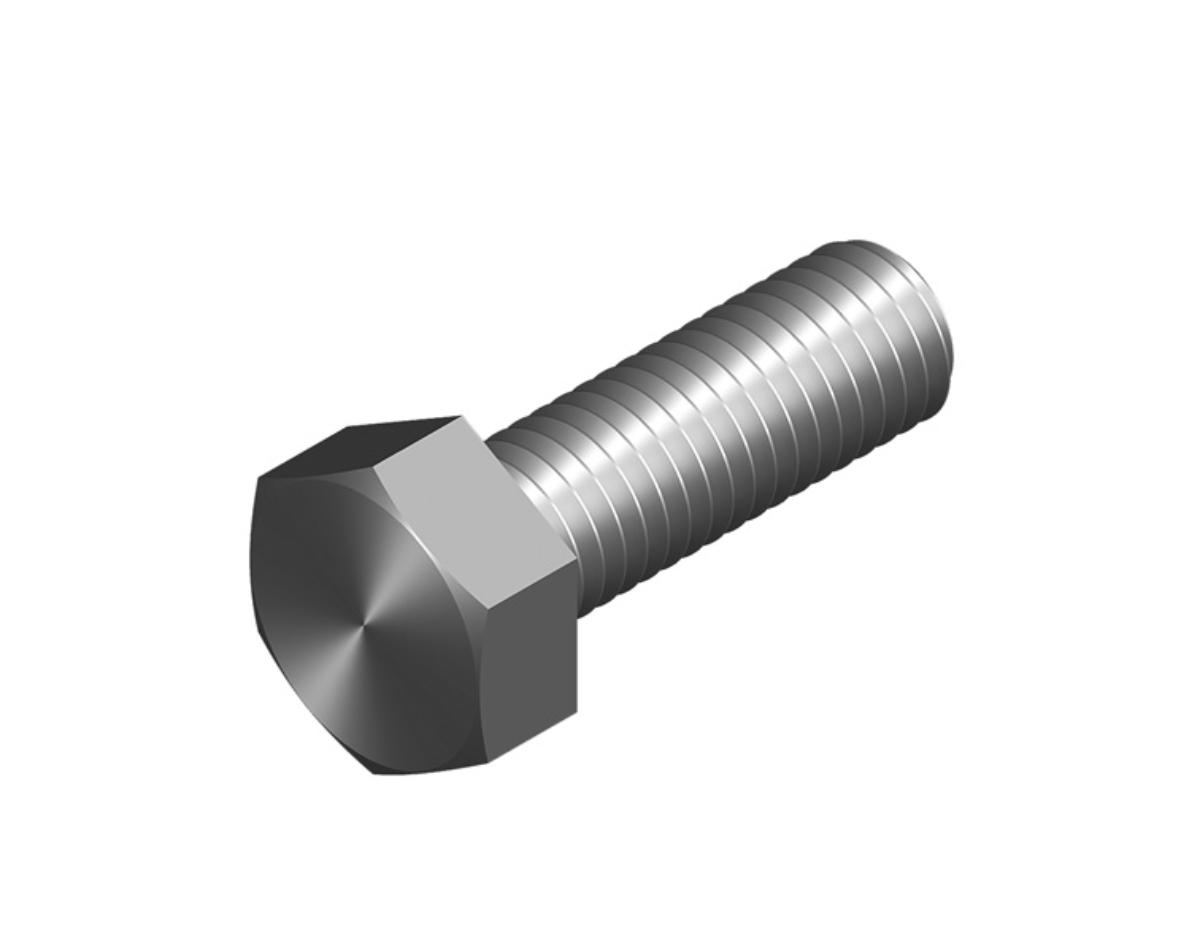 HEX HEAD BOLT M10X40MM HDG