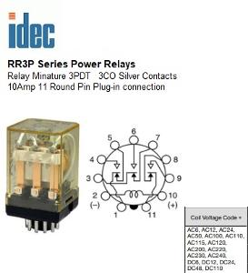 RELAY 3PDT 110VDC 10AMP 11PIN RELAY 3PDT 110VDC 10AMP 11PIN