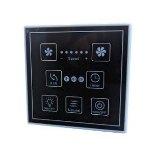 RF WALL CONTROLLER 230V BLACK