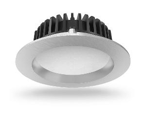 LED D/LIGHT 12W CCT 92MM C/O SATIN CHROM