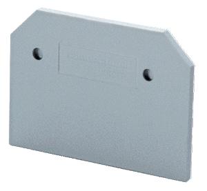 END PLATE 2.5/4MM GREY END PLATE 2.5/4MM GREY