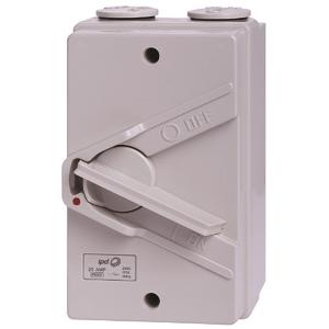 W/P ISOLATOR MID IP66 35A 3POLE GREY