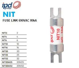BOLT-IN FUSE OFFSET TAG 10A 550V BS88 BOLT-IN FUSE OFFSET TAG 10A 550V BS88