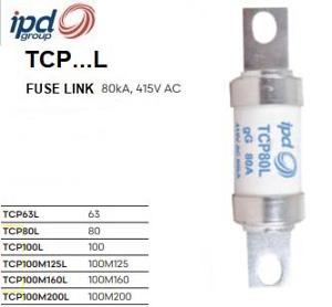 BOLT-IN FUSE OFFSET TAG 100A 415V BOLT-IN FUSE OFFSET TAG 100A 415V