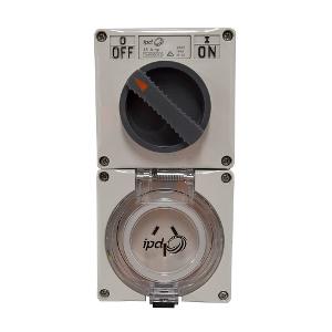 SWITCHED OUTLET 3P 15A GREY 2POLE SWITCH SWITCHED OUTLET 3P 15A GREY 2POLE SWITCH