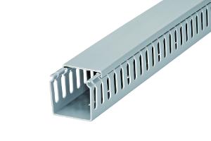 OPEN SLOT DUCT PVC 60X60MM 2MTR GREY