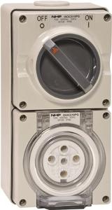 ISO SW/PLUG 5 ROUND PINS 10A 3PH GREY ISO SW/PLUG 5 ROUND PINS 10A 3PH GREY