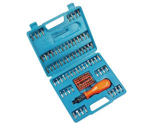 SECURITY BIT SET 105 PC + DRIVER & CASE