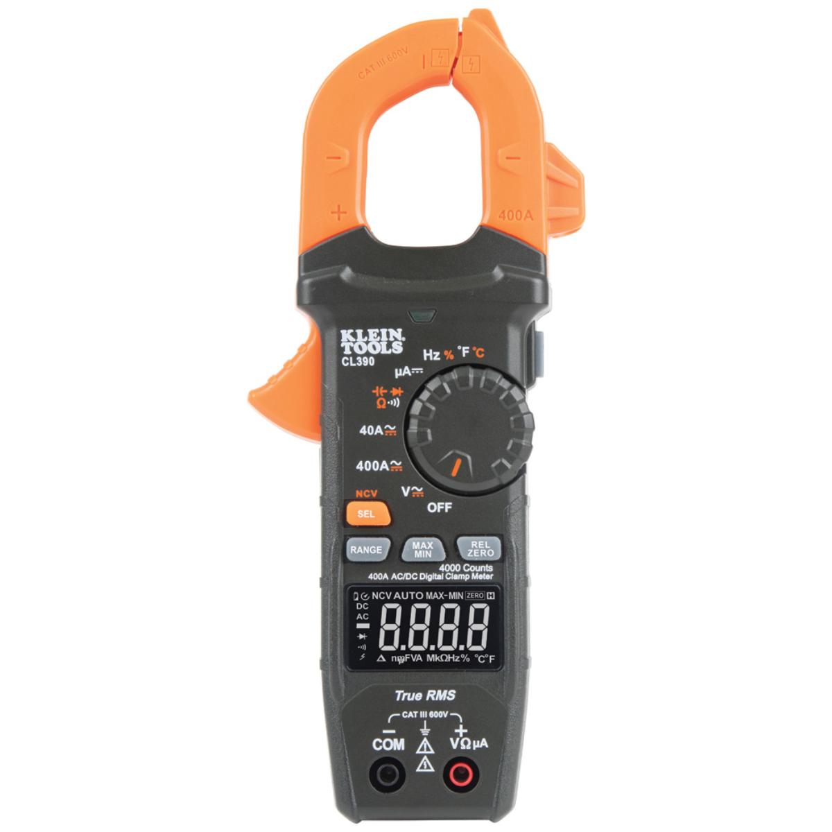 DIGITAL CLAMP METER 600V AC/DC 400A TRMS