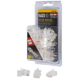 CAT6A PASS THRU MODULAR DATA PLUG 50PK CAT6A PASS THRU MODULAR DATA PLUG 50PK