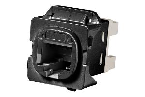 CAT 6 RJ45 SL JACK FMK T568A/B BLK 10PK CAT 6 RJ45 SL JACK FMK T568A/B BLK 10PK