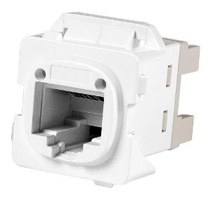 CAT 6 RJ45 SL JACK FMK T568A/B WHT 10PK