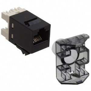 SL110 CAT 6 UNSHLD JACK RJ45 T568A/B BLK