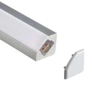 ALUMINIUM EXTRUSION 45 DEGREE ANGLED 2M ALUMINIUM EXTRUSION 45 DEGREE ANGLED 2M