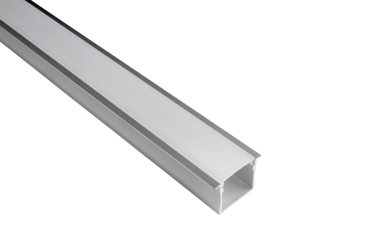 SURFACE ALUMINIUM EXTRUSION 18X9.5MM 2M