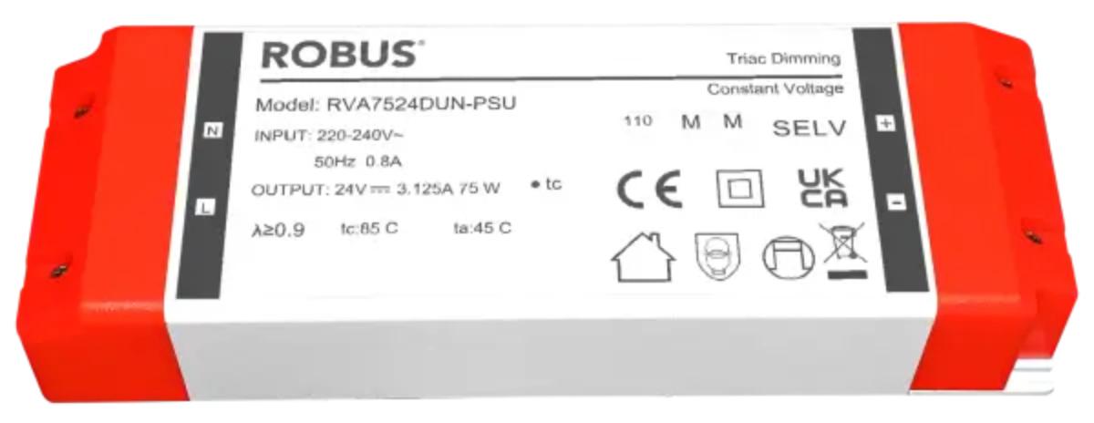 LED STRIP DRIVER 75W 24V IP20 TRIAC