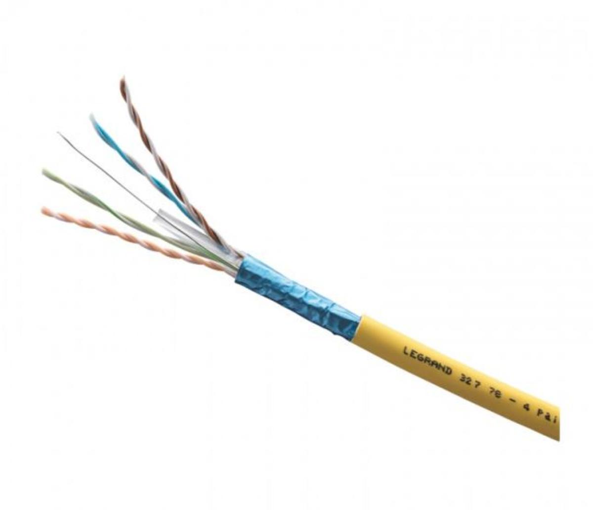 CAT6A F/UTP 4 PAIR LSZH GREY 500M