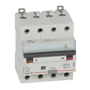 RCBO  DX3 4P 16A 30MA 6KA CL A 4 MODULE RCBO  DX3 4P 16A 30MA 6KA CL A 4 MODULE