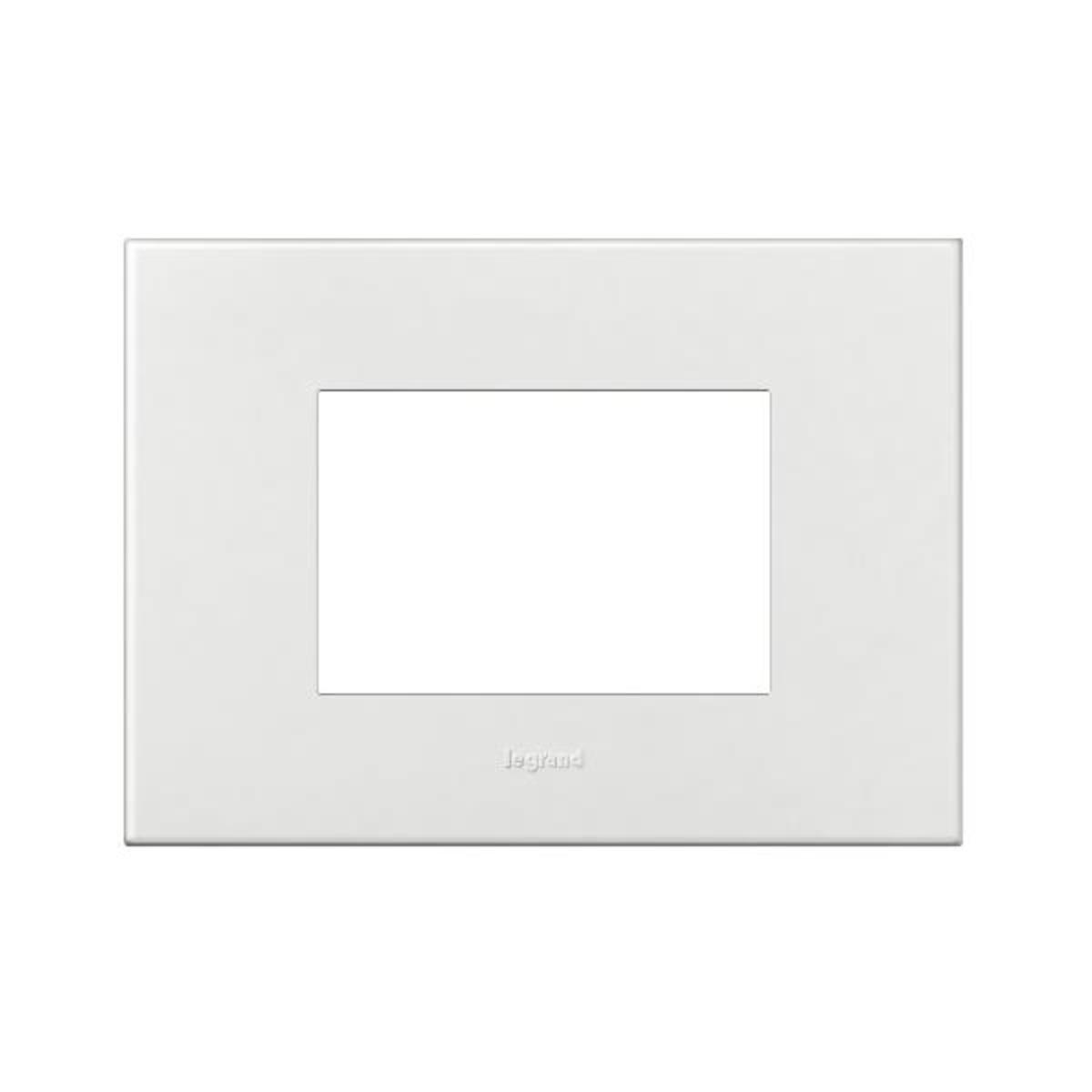 ARTEOR PLATE 3MOD SQUARE HORIZ WHITE