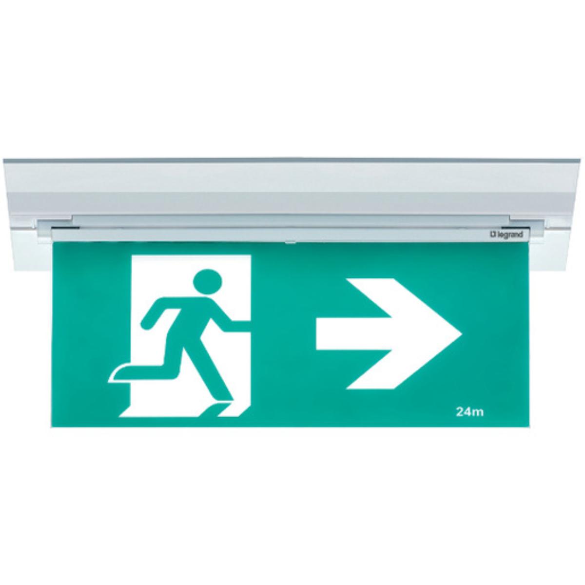 AXIOM LED EMERG EXIT E2 EDGELIGHT STR