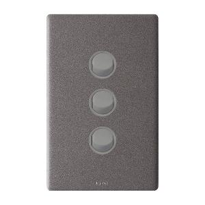 SWITCH VERT E-DED 16A 3GANG URBAN GREY SWITCH VERT E-DED 16A 3GANG URBAN GREY