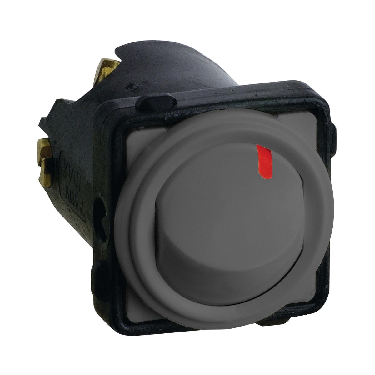 E-MEC 20A DPST SWITCH URBAN GREY