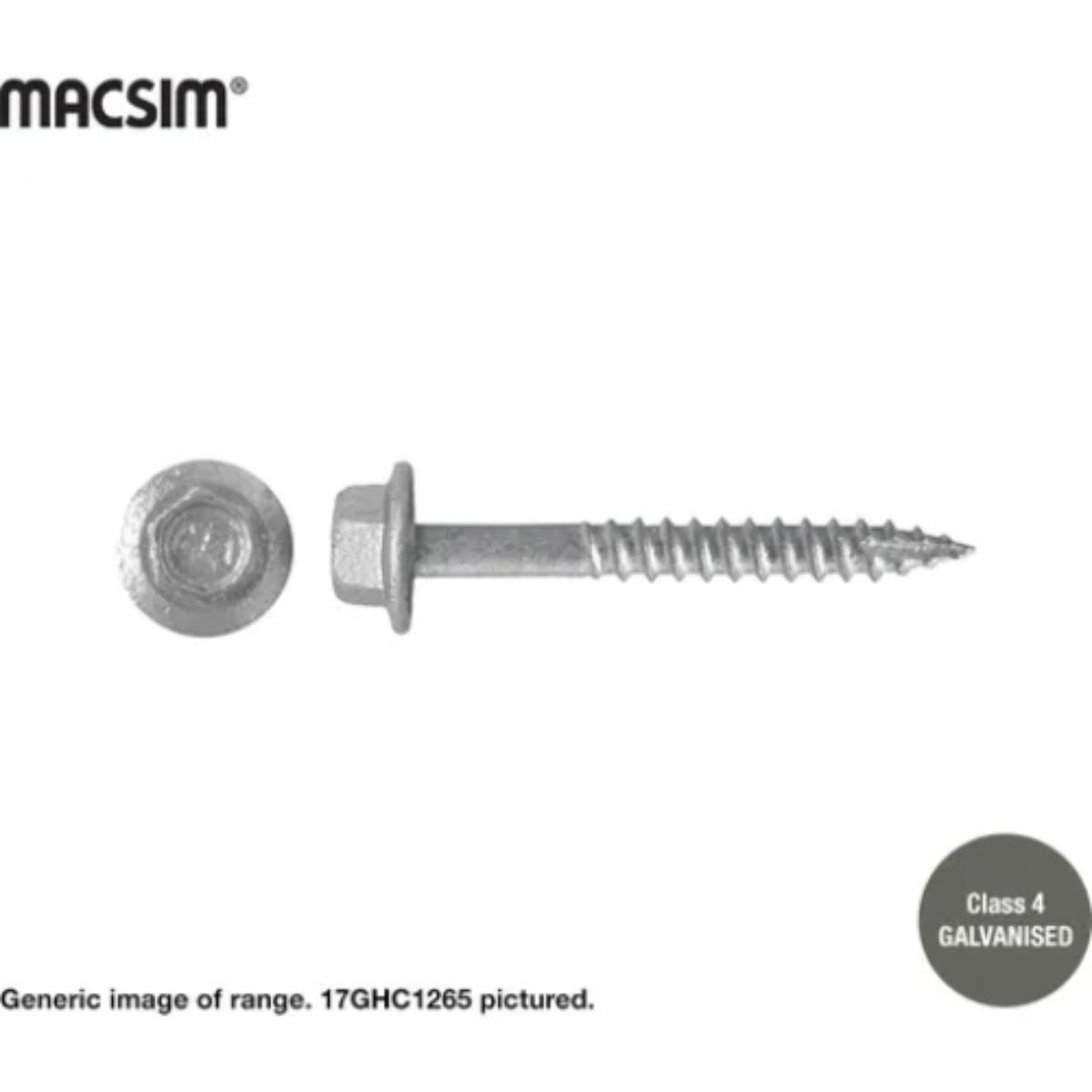 SCREW MULTIPURPOSE TYPE 17 12GX50MM GALV