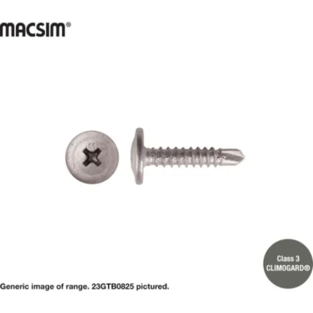 SCREW SELF DRILL BUTTON 8 X 12MM PER 100