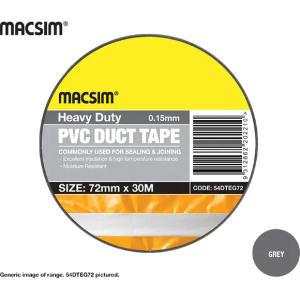 DUCT TAPE GREY 48mm X 30M DUCT TAPE GREY 48mm X 30M