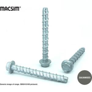 10mm x 75MM GALV. HEX SCREWBOLT 10mm x 75MM GALV. HEX SCREWBOLT