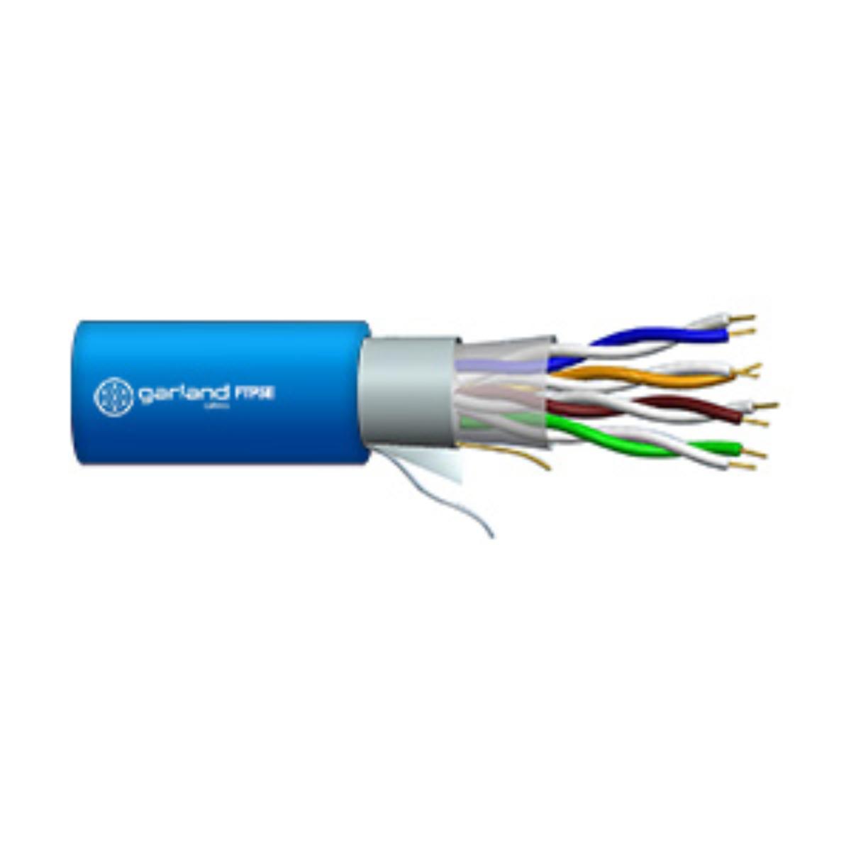 CAT5E 4PR FTP SCREENED 24AWG BLUE 305M